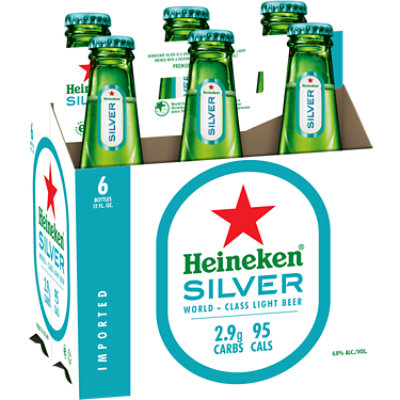 Heineken Silver In Bottles - 6-12 Fl. Oz. - Image 1