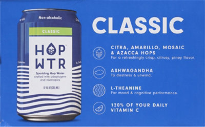 HOP WTR Non Alcoholic Classic Cans - 6-12 Oz - Image 6