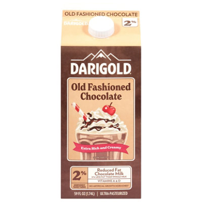 Darigold Chocolate Old Fashion 2% Reduced Fat Ultra-pasteurized Milk - 59 Fl. Oz. - Image 1