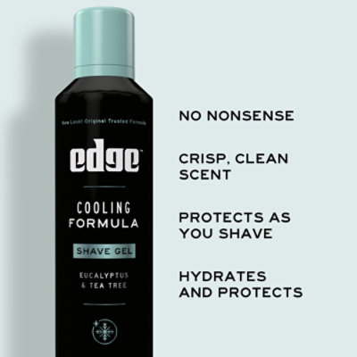 Edge Cooling Eucalyptus & Tea Tree Shave Gel - 7 Oz - Image 5