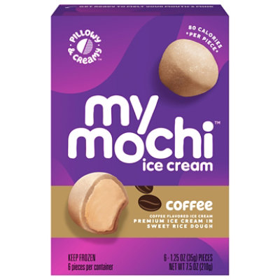Mochi Ice Cream Coffee Incredibites 6-1.25oz - 6-1.25 OZ - shaws