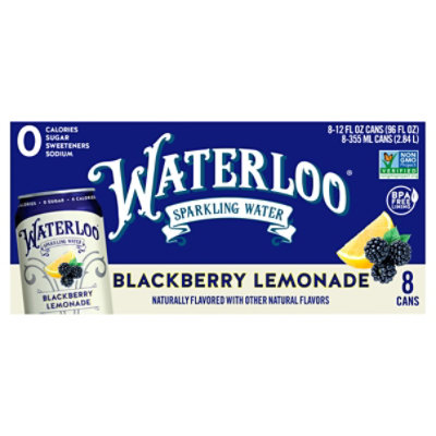 Waterloo Blackberry Lemonade Sparkling Water - 8-12 Fl. Oz. - Image 2