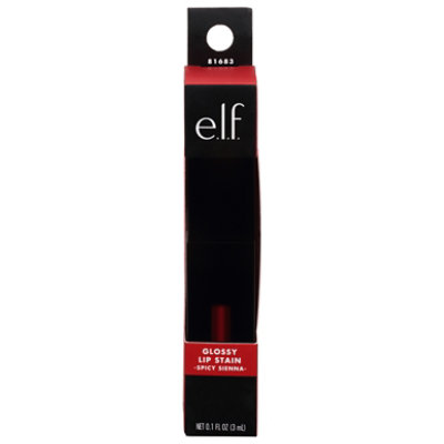 e.l.f. Spicy Sienna Glossy Lip Stain - 0.1 Oz - Image 3