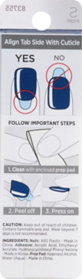 Kiss Press On imPRESS Never Too Navy Color Nails - Each - Image 5