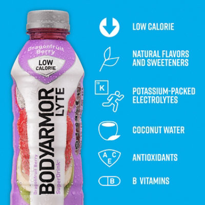 BODYARMOR Lyte Dragonfruit Berry Sports Drink Multipack - 6-20 Fl. Oz. - Image 4