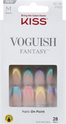 Kiss Press On Voguish Fantasy Disco Ball Nails - Each - Image 2