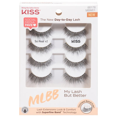 Kiss Press On Lash My Lash But Bolder Multipack 01 - Each - Image 3