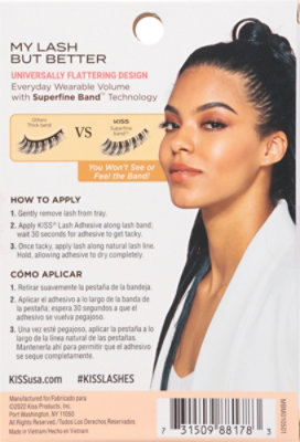 Kiss Press On Lash My Lash But Bolder Multipack 01 - Each - Image 4