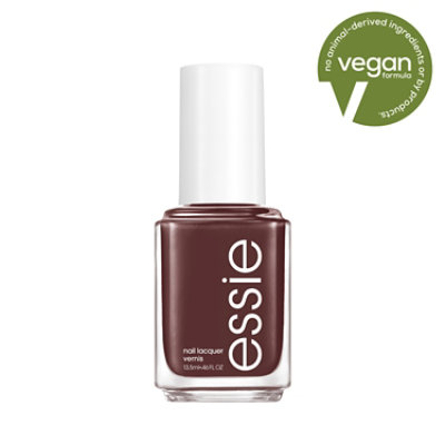 essie salon-quality nail polish vegan UnGuilty Pleasures brown No To-Do - 0.46 Fl. Oz. - Image 1