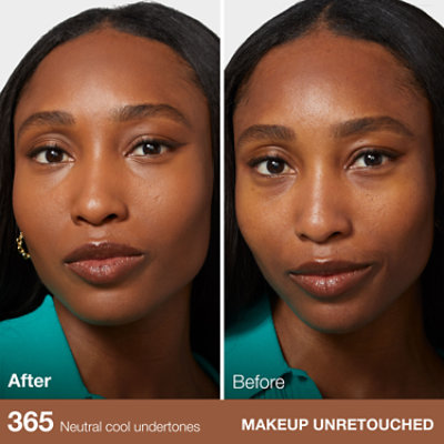 Maybelline Fit Me Matte + Poreless Liquid Foundation Makeup Nutmeg - 1 Fl. Oz. - Image 2