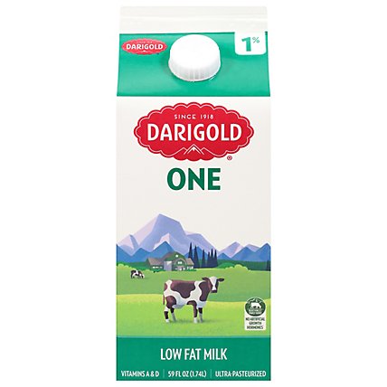Darigold 1% Low Fat Milk Ultra-pasteurized - 59 FZ - Image 3