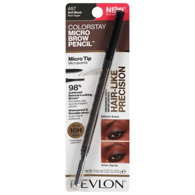 Revlon C/s Micro Brow Pncl Soft Black - 0.003 Oz - Image 3