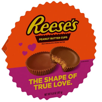 REESE'S Milk Chocolate Peanut Butter Cups Candy Gift Box - 6.6 Oz - Image 1