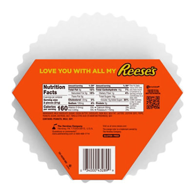 REESE'S Milk Chocolate Peanut Butter Cups Candy Gift Box - 6.6 Oz - Image 2