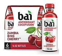 Bai Zambia Bing Cherry Antioxidant Infused Beverage Bottle Pack - 6-14 Fl. Oz.