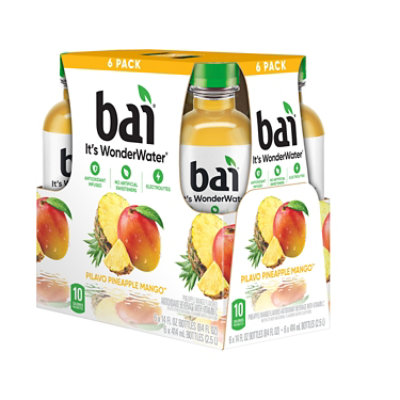 Bai Pilavo Pineapple Mango Antioxidant Infused Beverage Bottle Pack - 14 Fl. Oz. - Image 2