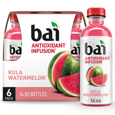 Bai Kula Watermelon Antioxidant Infused Beverage Bottle Pack - 6-14 Fl. Oz. - Image 1