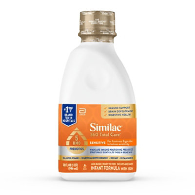 Similac Sensitive Ready to Feed Infant Formula Bottle - 32 Oz - Image 1