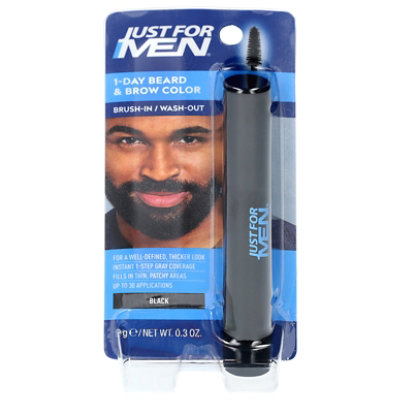 Just For Men 1-day Beard & Brow Clr Blk - 0.3 FZ