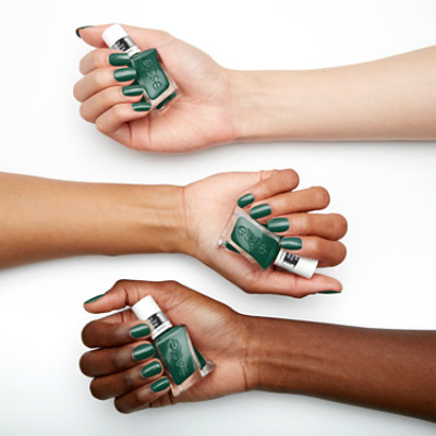 gel couture by essie gel-like nail polish vegan green In-Vest In Style - 0.46 Fl. Oz. - Image 2