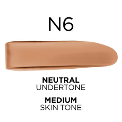 L'Oreal Paris True Match Super-Blendable Foundation medium coverage N6 Medium - 1 Fl. Oz. - Image 3