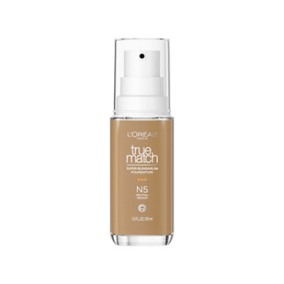 L'Oreal Paris True Match Super-Blendable Foundation medium coverage N5 Medium - 1 Fl. Oz. - Image 1