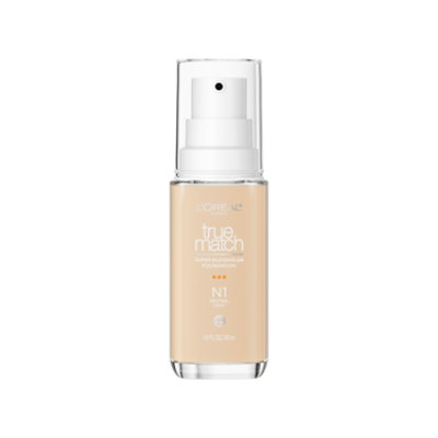 L'Oreal Paris True Match Medium Coverage N1 Light Super Blendable Foundation - 1 Oz - Image 1