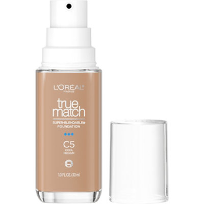 L'Oreal Paris True Match Super-Blendable Foundation medium coverage C5 Medium - 1 Fl. Oz. - Image 1