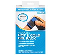 Signature Care Hot Cold Knee Gel Pack - Each