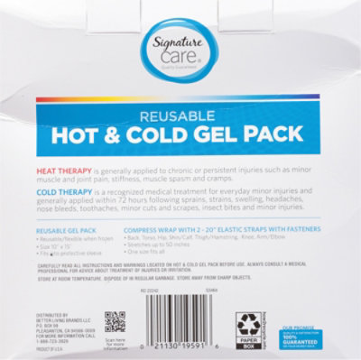 Signature Care Hot Cold Back Gel Pack - Each - Image 4