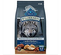 Blue Buffalo Wilderness High Protein Natural Chicken Adult Dry Dog Food - 4.5 Lb