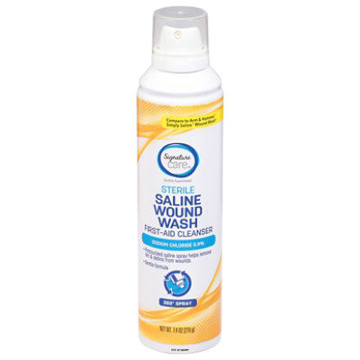 Saline wound shop wash for dogs