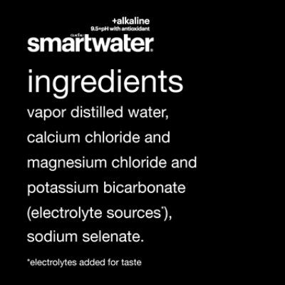 Glaceau Smart Water Alakine With Antioxidant - 50.7 Fl. Oz. - Image 3