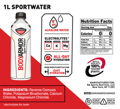 BODYARMOR Sportwater Bottles - 6-1 Liters - Image 3