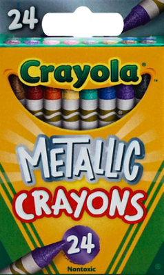 Crayola Metallic Crayons - 24 Count - Image 2