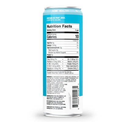 ZOA Tropical Punch Zero Sugar Energy Drink - 12 Oz - Image 2