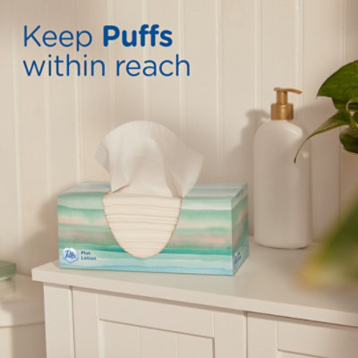Puffs Plus Lotion - 4-124 Count - Image 2