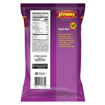 Vitner's Red Hot Chips - 4.5 Oz - Image 6