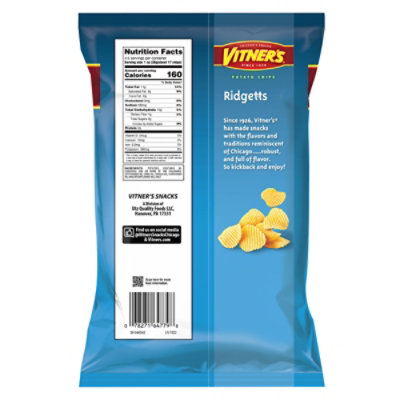 Vitner's Ridgetts Chips - 4.5 Oz - Image 6