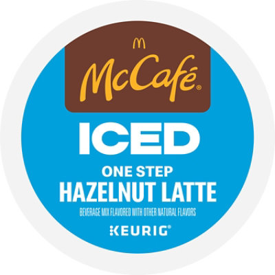 McCafe Iced One Step Hazelnut Latte Keurig Single Serve K Cup Pods - 10 Count - Image 4