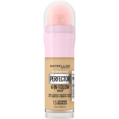 Maybelline Light Medium Instant Age Rewind Perfecter 4 In 1 Glow Makeup - 0.68 Fl. Oz. - Image 1