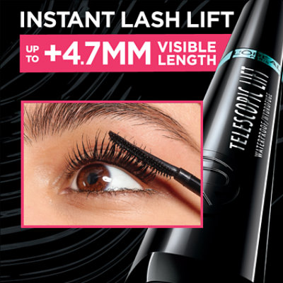 L'Oreal Paris Telescopic Lift Waterproof Makeup Mascara 36HR Wear Black - 0.33 Fl. Oz. - Image 5