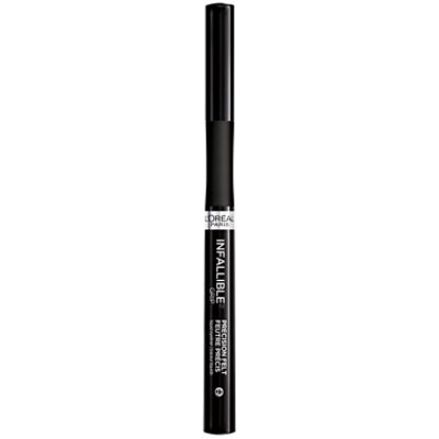 L'Oreal Paris Infallible Precision Felt Waterproof Black Eyeliner - 0.03 Oz - Image 1