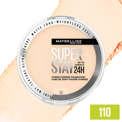Maybelline Super Stay Super Stay Up to 24HR Hybrid Powder-Foundation 110 - 0.21 Oz - Image 2