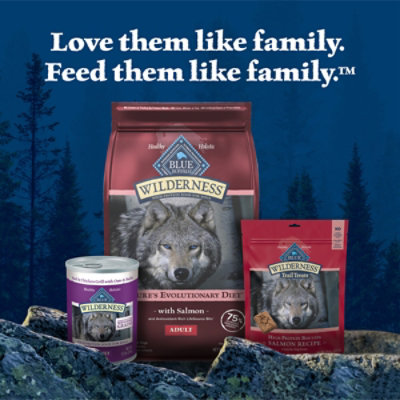 Blue Buffalo Wilderness Natural High Protein Dry Food for Adult Dogs Salmon Recipe Bag - 13 Lb - Image 7