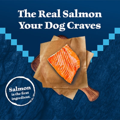 Blue Buffalo Wilderness Natural High Protein Dry Food for Adult Dogs Salmon Recipe Bag - 13 Lb - Image 3