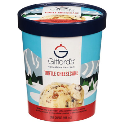 Gifford's Turtle Cheesecake Ice Cream - 1 Quart - Image 3