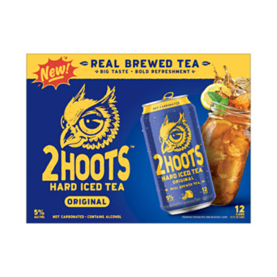 2 Hoots Hard Iced Tea Original In Cans Multipack - 12-12 Fl. Oz. - Image 3