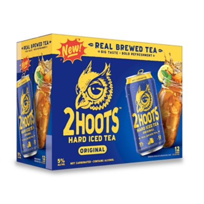 2 Hoots Hard Iced Tea Original In Cans Multipack - 12-12 Fl. Oz. - Image 2