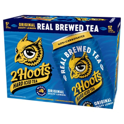 2 Hoots Hard Iced Tea Original In Cans Multipack - 12-12 Fl. Oz. - Image 2